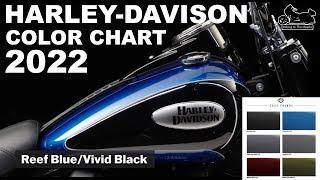 2022 Harley Davidson Model Lineup Color Chart and  Pinstriping!