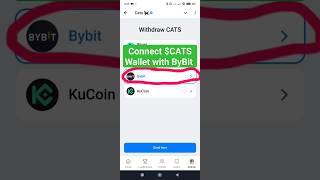 How to Connect $CATS Wallet with ByBit App #catsairdrop #catstoken #catscoin #catswallet #bybit #cat