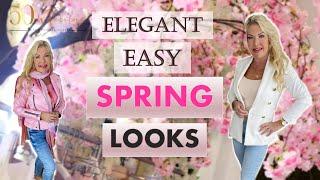 Easy Elegant Outfit Formulas For Women Over 50 │Wearable Spring Fashion