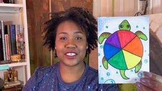 Color Wheel Turtle -  #Art #HomeSchool #ArtAtHome #ArtLessons #ColorWheel