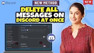 How to delete all messages on discord at once | clear Discord chat 2024