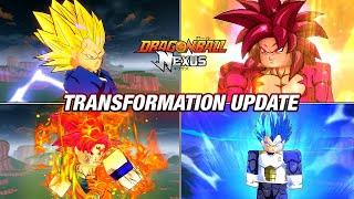 INSANE New Transformation Animations in Dragon Ball Nexus! | ROBLOX