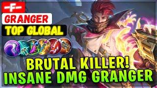 Brutal Killer! Insane Damage Granger [ Top Global Granger ] -F- - Mobile Legends Emblem And Build