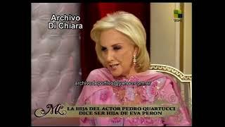 Mirtha Legrand con la hija de Evita Eva Peron 2008 DV-19396 DiFilm