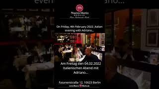 Dinner and singing #berlin #nuovomario #berlian #berlinmusic #kudamm #potsdam #berlin_tag_ #foodie