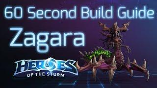 Heroes of the Storm: Zagara - 60 Second Build Guide (Ranged Specialist)