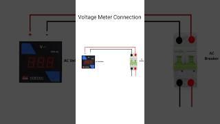 Voltmeter connection