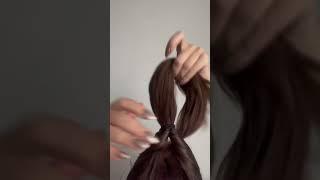 Объемный пучок #shortsyoutube #shortvideo #shorts #прически #пучок