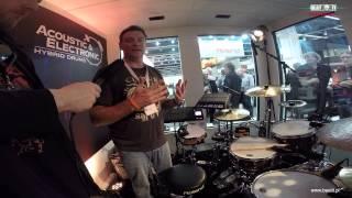 Musikmesse 2014: Craig Blundell at the Roland Booth