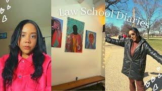 LAW SCHOOL VLOG: submitting papers, reacting to Lumma Aziz heartbreak video, & impromptu trip to D.C