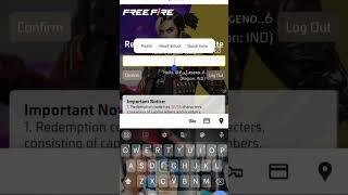 new 2024 free fire redemption site code | FF redemption code | FF redeem code#trendingshorts #viral