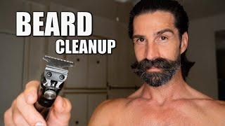 Beard Cleanup with some ASMR #asmr #satisfying