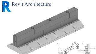 Создание ленточного фундамента в Revit. Блоки ФБС.