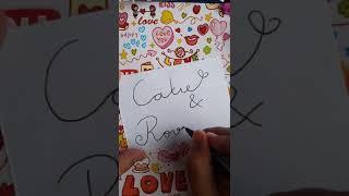 Catie & Rovina  #ad #shorts #calligraphy