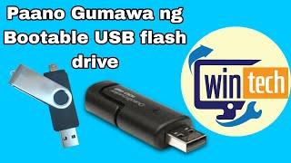 Paano Gumawa ng Bootable USB flash drive