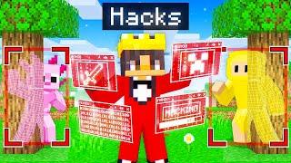 Using HACKS To Cheat In Minecraft Hide and Seek!