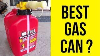 NO-SPILL Gas Can. Best Gas Can? Test & Review -Jonny DIY