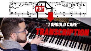 Bijan Taghavi - Transcription - I Should Care (Solo Piano)