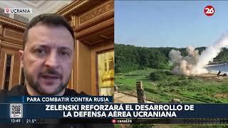 Zelenski reforzará el desarrollo de la defensa aérea ucraniana