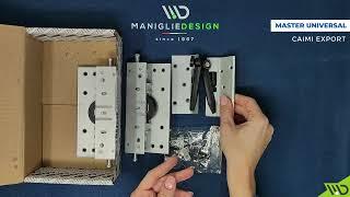 Master Universal Caimi Export Anta Interna scorrevole Unboxing - Manigliedesign.com