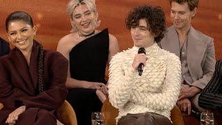 Timothée Chalamet about DUNE: PART 2 | Press Conference