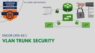 VLAN Trunk Security | 6.7 LAYER-2 SECURITY TERMINOLOGY #CCNP #ENCOR (350-401)