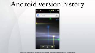 Android version history