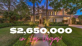 LAS VEGAS LUXURY HOME | on golf course, two story casita and so much more!!!