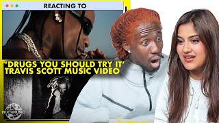 TRAVIS SCOTT FEATURED TRIPPIE REDD IN 'DRUGS YOU SHOULD TRY IT' MUSIC VIDEO | REACTION