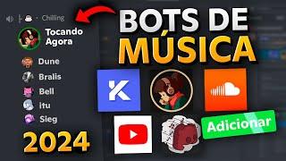 5 Melhores BOTS de MÚSICA Funcionando no Discord em 2024!!