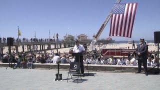 Huntington Beach Memorial Day Ceremony 2019 Pier Plaza