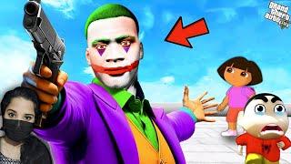 Joker Ghost Controls Franklin & Destroyed Los Santos - GTA 5