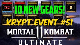 Krypt Event 51 -  Sub Zero, Raiden, Jax Gears & MORE | Mortal Kombat 11