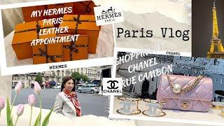 Chanel at Rue Cambon, Hermes Leather appointment in Paris | Paris Luxury shopping Vlog