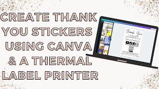 DIY Thank You Stickers for your Small Business