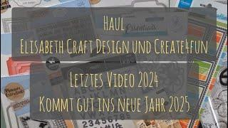 Haul | ECD | Create4fun | Auf Nimmerwiedersehen 2024 | Willkommen (hoffentlich besseres) 2025