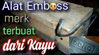 Alat emboss kulit manual - cara emboss kulit sintetis - emboss kulit - cara emboss kulit manual