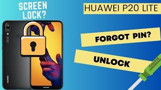 Huawei P20 Lite Hard reset / PIN unlock / Factory Reset