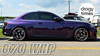 670 WHP BMW M240ix G42 KLM Turbo Kit | Acceleration from 100-200 200-250 Km/h & 60-130 100-150 mph