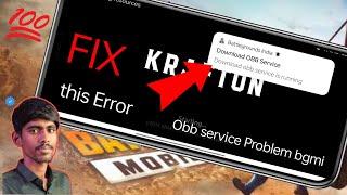 Fix Bgmi download obb service is running pubg mobile problem 2024 | obb service is running pubg 2024