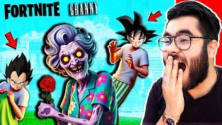  GOKU & VEGETA GRANNY Escape in Fortnite! | FUNNY  | Hitesh KS