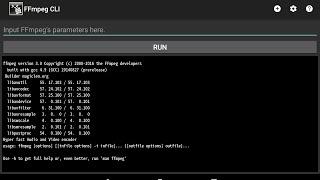 FFmpeg CLI For Android