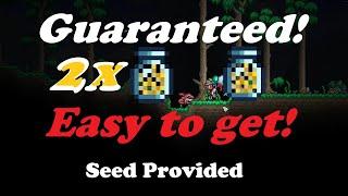 Terraria, but you get 2x Sandstorm in a bottle in 2 minutes! Seed provided!