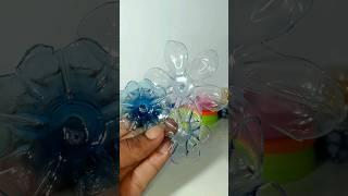DIY cara membuat mahkota bunga dari botol plastik bekas #kerajinandaribotolplastik #tutorialdw