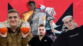 Стримеры играют в Valorant: Buster, Evelone, Zeus, MakataO. Valorant best moments.