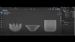 Basket modeling in Blender with Curve Knots (Easy)