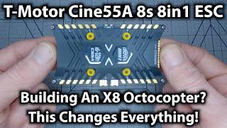 T-Motor Cine 55A 8s 8in1 ESC - For Octocopter Builds and X8 Drones