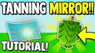 NEW TANNING MIRROR TUTORIAL!! | Grow a Garden ROBLOX