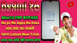 redmi 9a frp bypass |redmi 9a google account bypass |redmi m2006c3li frp bypass without PC free 2022