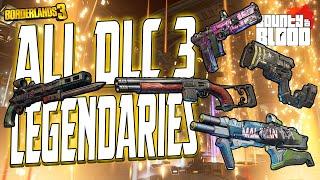 Borderlands 3 | ALL DLC 3 LEGENDARY ITEMS | Bounty of Blood